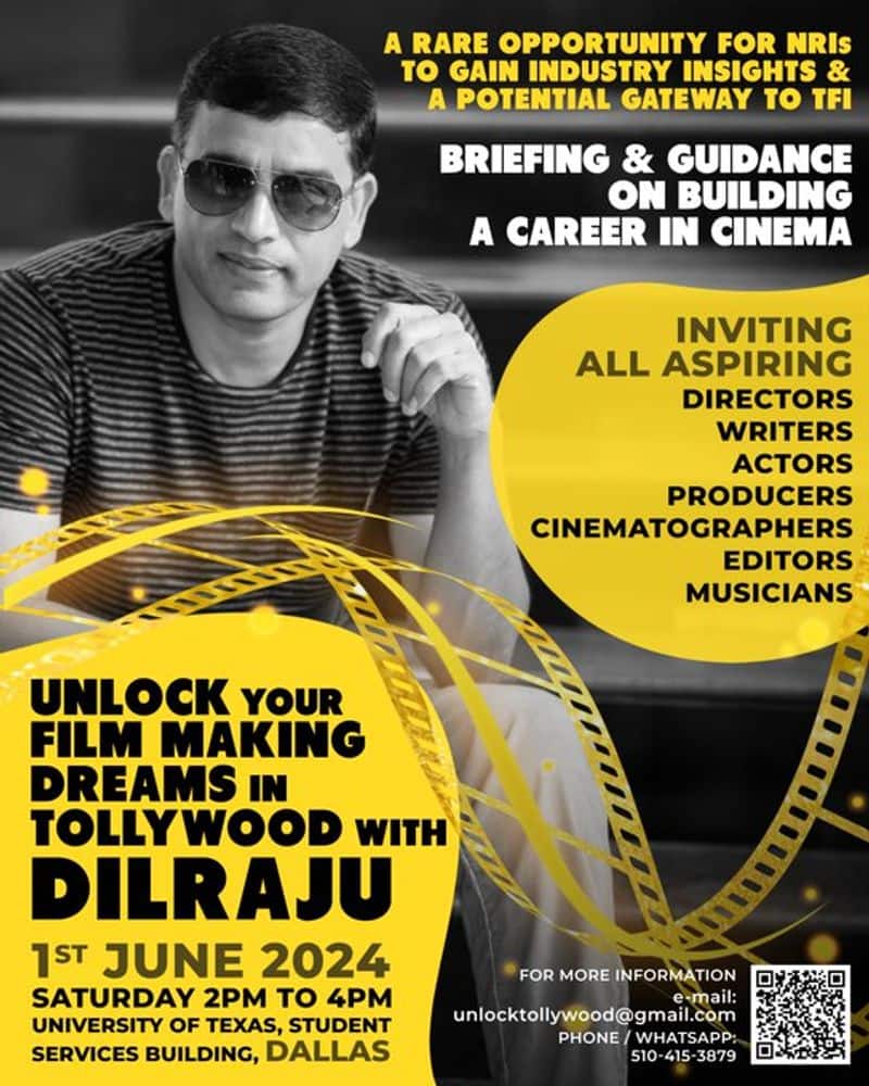 Exclusive opportunity to NRIs gain industry insights with #DilRaju jsp