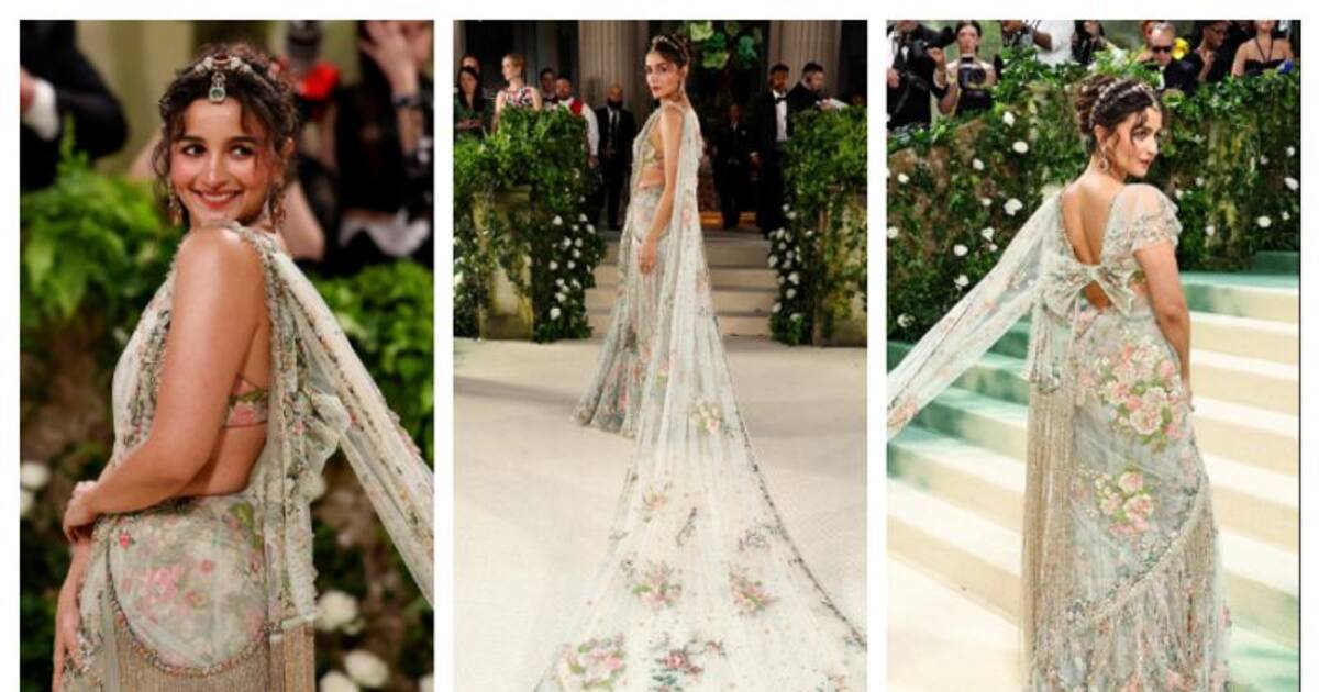 Met Gala 2024: Alia Bhatt Looks Ethereal In Sabyasachi Saree; Check Out 