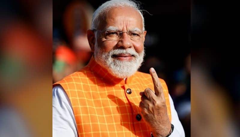 Lok Sabha Elections 2024 Phase 3: PM Modi casts vote in Gujarat's Ahmedabad,  shows his inked finger (WATCH)