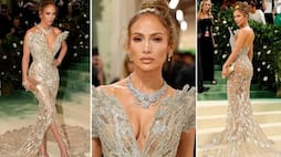 Met Gala 2024: Jennifer Lopez dons jaw-dropping sheer Schiaparelli gown made of 2.5 million sliver bugle beads RBA