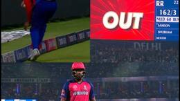 Fans have come out in support of Sanju Samson, who was controversially loss his wicket due to the umpire's wrong decision during DC vs RR in 56th Match rsk