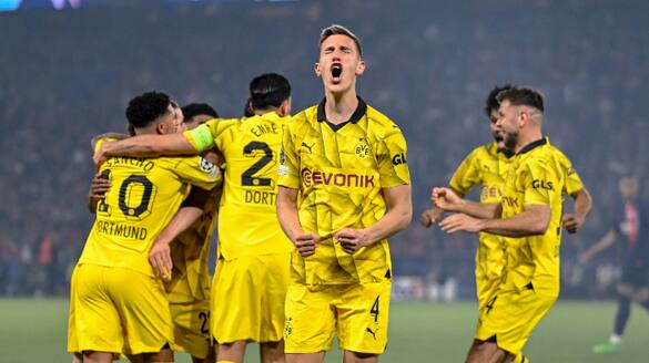 UEFA UEFA Champions League 2023-24: Borussia Dortmund clinches finals berth after 2-0 win over PSG osf