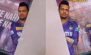 KKR Super Star Sunil Narine cant contain his Aavesham, imitates Fahad Fazils Rangannan in  Video