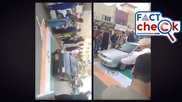 Fact-Check: Video of vehicles driving over the Indian national flag is NOT from Kerala but from Pakistan anr