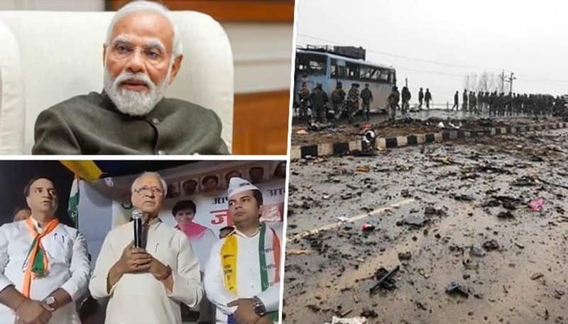 Congress leader alleges Modi Govt's role in Pulwama attack, BJP slams party's clean chit to Pakistan (WATCH)