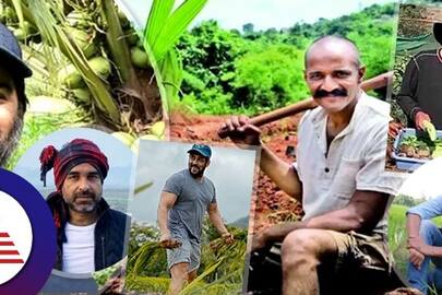 Indian actors including kantara fame kishor who are good farmers too pav