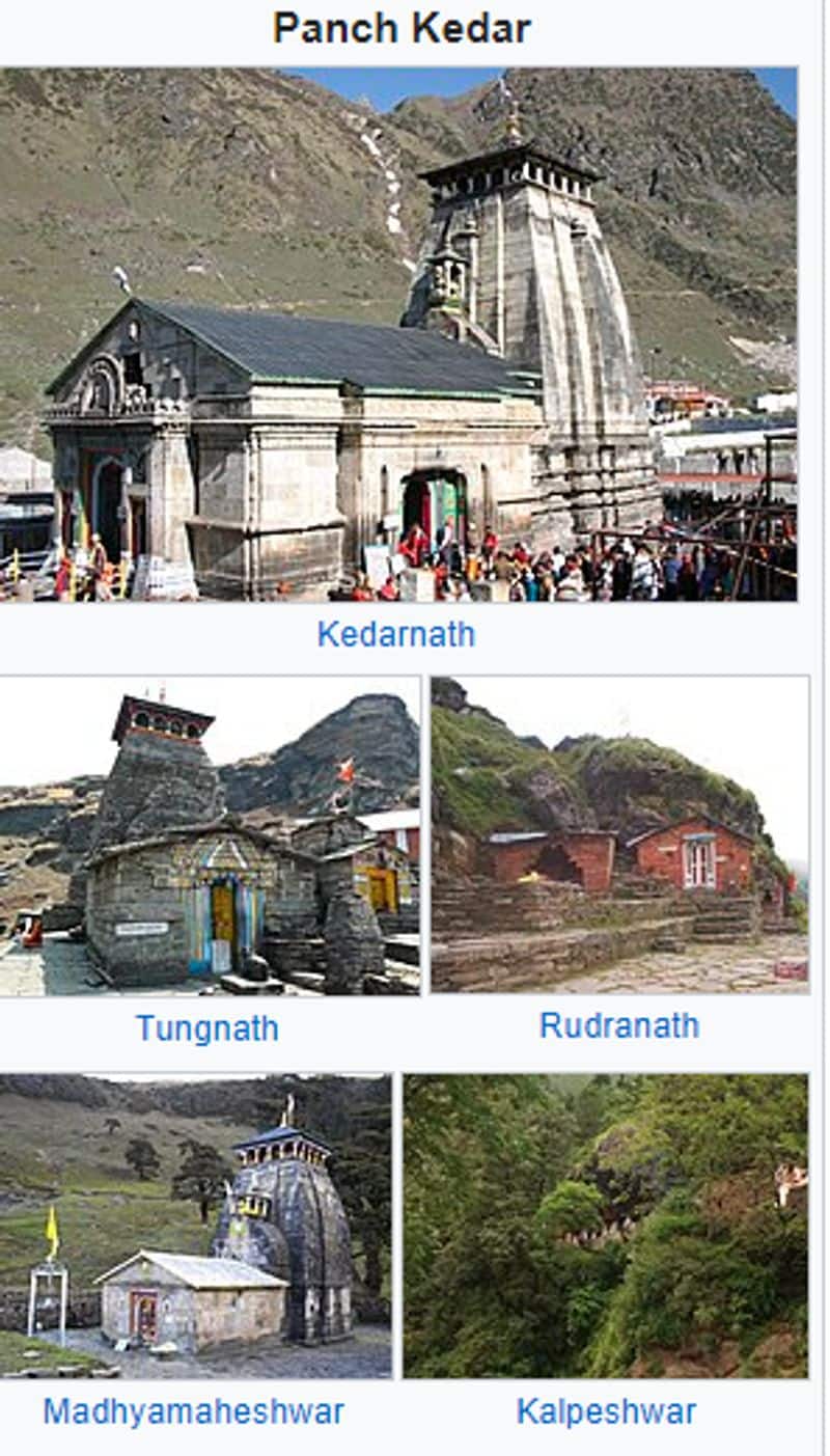 Kedarnath Temple story Mahabharata Link Panch Kedar san