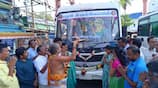 Jawakar Construction Donated A bus for palani murugan temple ans