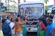 Jawakar Construction Donated A bus for palani murugan temple ans