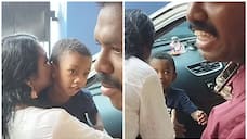 The fire force rescued the baby trapped in the car in kochi