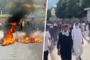 PoK witnesses clashes amidst total strike against police crackdown, dramatic videos go viral (WATCH) snt