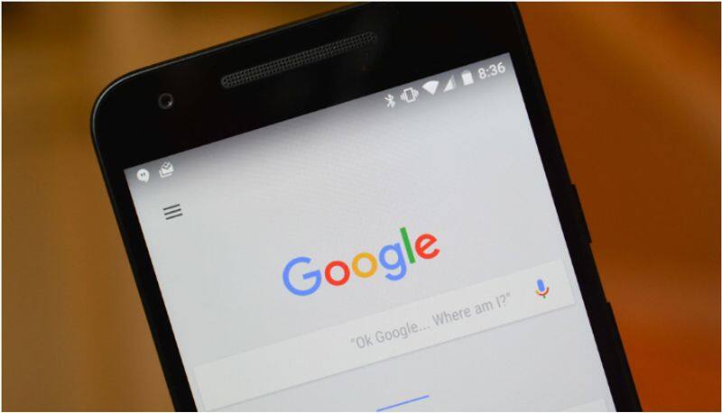 google app on android adds share button for search results