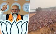 Sea of supporters gather for PM Modi's rally in Jharkhand's Chatra; drone footage goes viral (WATCH) snt