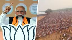 Sea of supporters gather for PM Modi's rally in Jharkhand's Chatra; drone footage goes viral (WATCH) snt