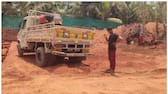 six vehicle seized by revenue officers after extensive search for illegal mining activities in Kasargode 