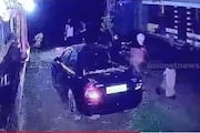 group of masked men attacked a house and a parked car during night time at pathanamthita