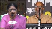 rmp leader hariharan sexist remark against manju and kk shailaja r bindu reaction