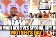 PM Modi receives late mother's portrait as Mother's Day gift during West Bengal rally (WATCH) AJR