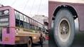 Namakkal Government bus back wheel bolt and nut damaged while running ans