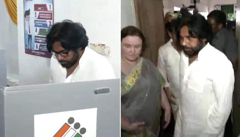 Lok Sabha Elections 2024: Pawan Kalyan casts his vote; videos from inside booth goes viral - WATCH