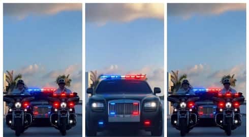 video of miami police's new Rolls-Royce car goes viral 