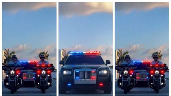 American police who patrolled in a Rolls-Royce car for the first time in the world!-sak