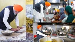 PM Modi visit to Patna Gurdwara and prepared dal there and served it to the devotees akb