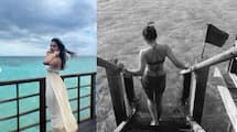 esther anil maldives trip glamour photos viral cyber attack vvk