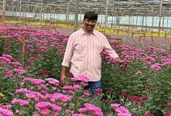 success story of Bangalore farmer Bollapally Srikanth flower farming zrua
