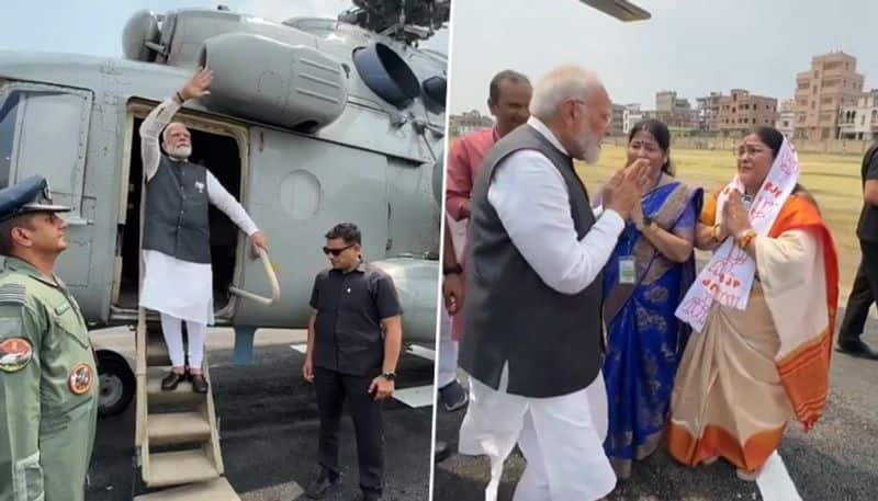 Lok Sabha Elections 2024: PM Modi blesses woman who welcomed him with tears of joy in Saran (WATCH)