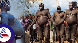 Bodi tribes of Ethiopia drinks milk with cow blood to get fat belly pav