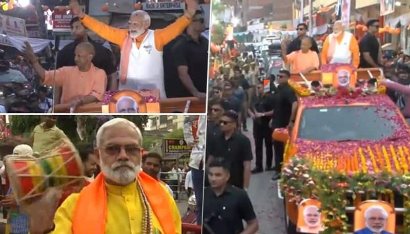 Modi's Varanasi roadshow: Supporters welcome PM; doppelganger reiterates BJP's '400 Paar' prediction (WATCH)