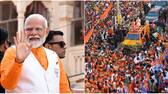 PM Modi Holds Roadshow In Varanasi Ahead Of Filing Nomination