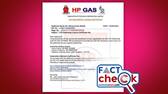 A fake approval letter circulating online claims to be from HPCL and is offering LPG agency dealership