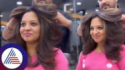 Kannada actor Master Anand wife Yashaswini hair coloring goes viral vcs