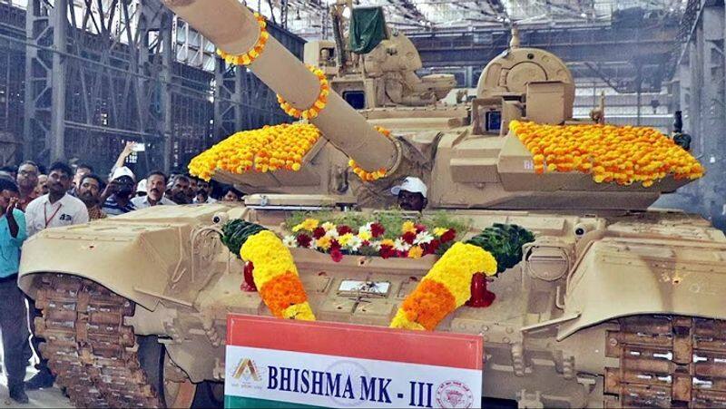 T 90 Bhishma Mark 3 Tank of Indian Army rolls out zrua