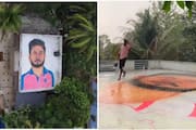 rajasthan royals shares special video of sanju Samson painting in kerala