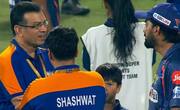 IPL 2024 DC vs LSG Lucknow Owner Sanjiv Goenka Meets Skipper KL Rahul Yet Again