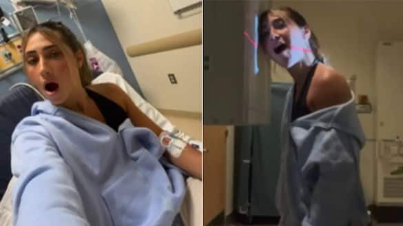 Influencer Yawns Too Hard Gets Her Jaw Stuck Wide Open