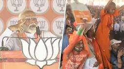 'Kya badhiya makeup kiya hai': PM Modi praises children dressed as himself and CM Yogi at Jaunpur rally (WATCH)