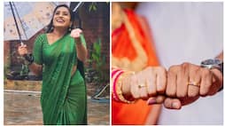 Vijay tv Sakthivel serial actress sandhya engagement photo goes viral mma
