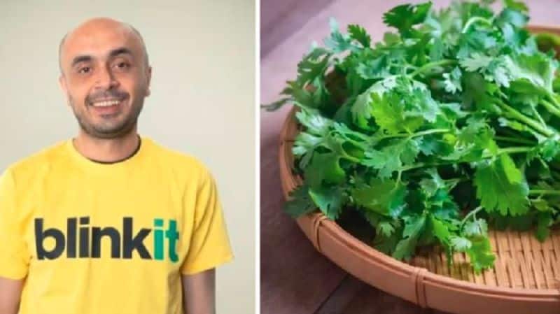 Free cilantro if you order vegetables online from blinkit from now on!-sak