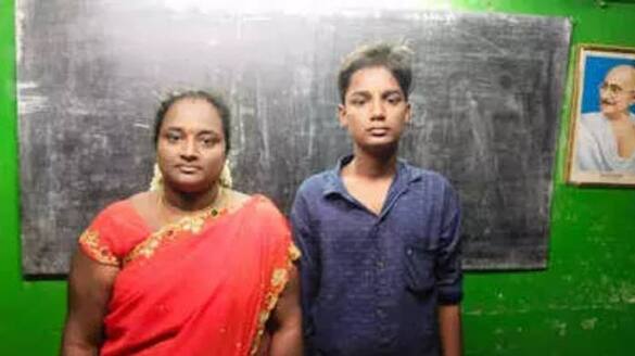 tamil nadu mother clears class ten board exam with her son 