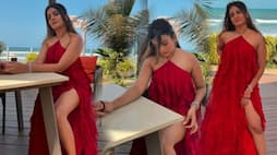 Serial Actress, Biggboss fame Namratha Gowda in Red gown, looks gorgeous in bold look Vin