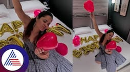 anchor anasuya bharadwaj celebrated her birthday with her husband and kids in her bedroom gvd