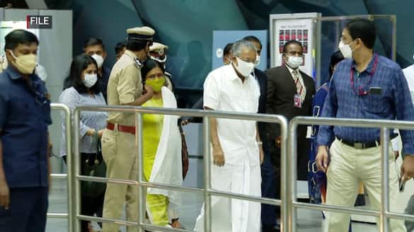 CM Pinarayi Vijayan and family cut short foreign visit came back to Kerala
