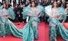 Aishwarya Rai Bachchans in blue gown in Cannes 2024