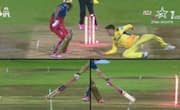 social media reaction after faf du plessis controversial run out against csk