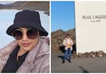 Actress meena visit blue lagoon Iceland viral photos mma 