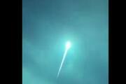 night sky turned to blue and green viral video european space agency explain it as small piece of comet not a meteor